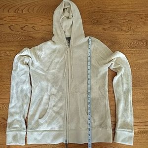 Vince Cashmere Zip Up Hoodie Size Large